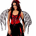 (image for) Goth Vamp Fairy Adult Costume (SMALL) Halloween Adult Costume DC1051S